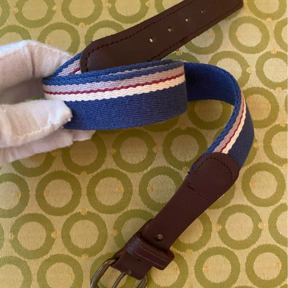 Denim belt